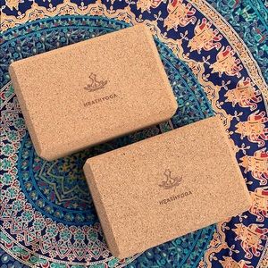 HEATHYOGA corkscrew blocks